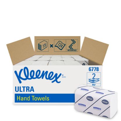 [MPKC6778] Towel Hand (Kleenex) Ultra Airflex 2Ply Folded 31.5cm x 21.5cm x 1860 Sheets