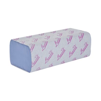 [MPDDCAD085] Towel Hand (Leonardo) Z-Fold 1Ply Blue x 3000