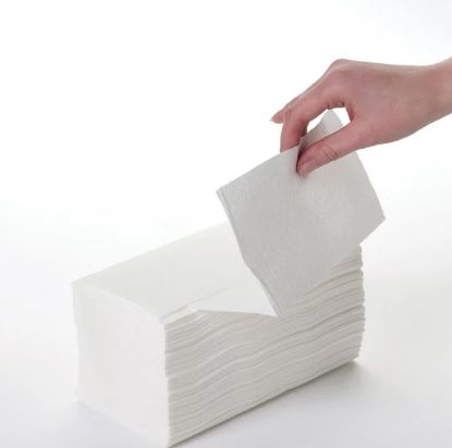 [MPKHZF2WH] Towel Hand Z-Fold 2Ply 235mm x 240mm White x 3000