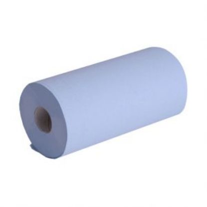 [MPKRHR3B236] Paper Hygiene Roll 10" Blue 3 Ply x 24