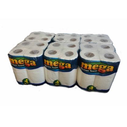 [MPKHTOWEL01] KITCHEN ROLL 2 PLY WHITE 6 X 4