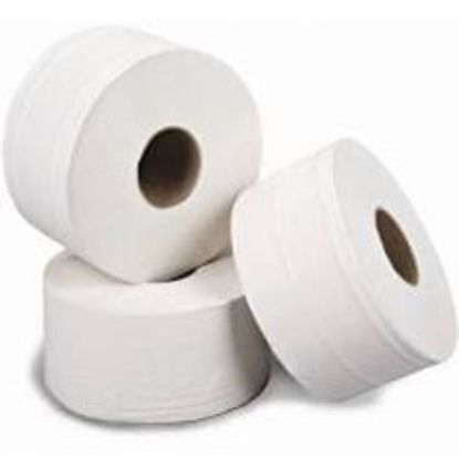 [MPKHMJ202/R] TOILET ROLL MINI JUMBO 2 PLY WHITE X 12 (62MM CORE 200 MTR)