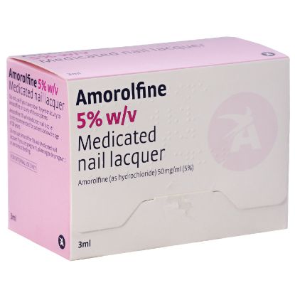 [MPMWAMO03A] Amorolfine Nail Lacquer 5% 3ml (POM)