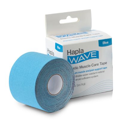 [MPCUWAV010] HAPLA WAVE MUSCLE CARE TAPE 5CM X 5M (BLUE) X 1