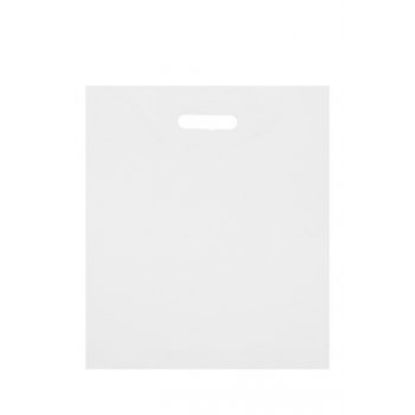 [MPKHCB14] Carrier Bag White 15X18x3" (27 Mic) x 500