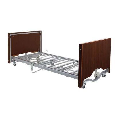 [MPD7CASA/C/LOW/WALN] Bed Casa Elite Care Home (Covered End) Low Walnut