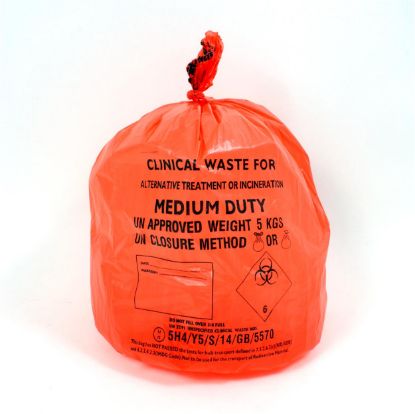 [MPHCAT50/CWMD2] Bin Liner Orange 11"x17"x26" x500 (10 Rolls Of 50) 200g
