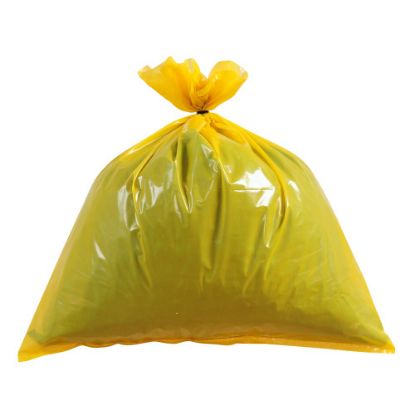 [MPHCCWHD/1] Bin Liner Yellow 15X28x39 X100 (Flat Pack) Heavy Duty 280g