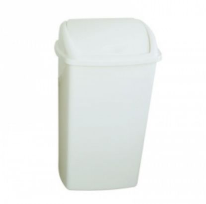 [MPUGSWING844] Swing Bin Wing Top 50 Litres (White) Plastic