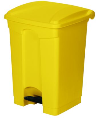 [MPSYX0163294] Bin Pedal 45 Ltr Yellow Plastic