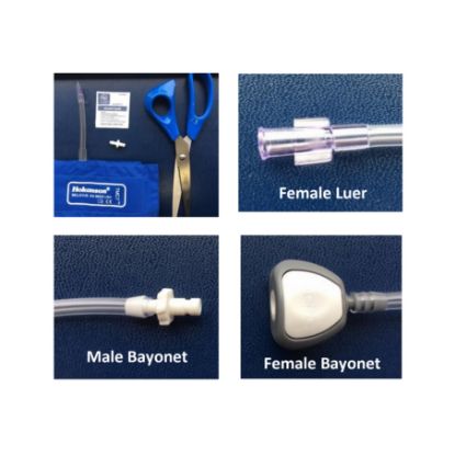 [MPHKHOK188] Cuff Blood Pressure (Hokanson) Conversion Female Luer To Male Bayonet