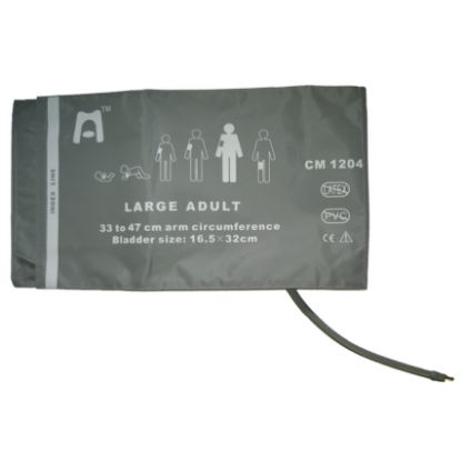 [MPPL0010-30-12160] Cuff Blood Pressure cm1204 (Penlon) Large Adult 33cm-47cm + Connector Single Tube