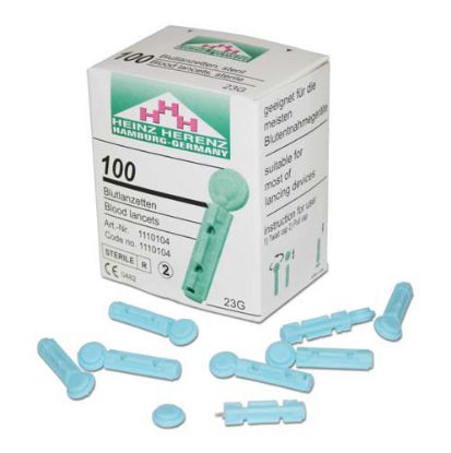 [MPAW1110104] Lancets Blood Sterile Use With Aw1110110 Device x 100