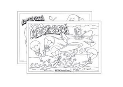 [MPDDPMP021] Colouring Pads (Unodent) Captain Clean x 100 Sheets