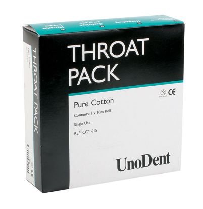 [MPDDCCT615] Throat Pack 10M x 6cm Wide (Unodent)