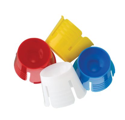 [MPDH9790490] Dappens Pots Fluted (Disposable) x 1000 (Red/Blue/Yellow & White)