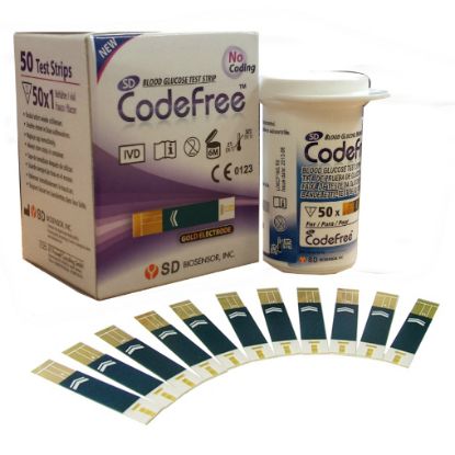 [MPM1D613011] Test Strips Sd Codefree Blood Glucose x 50